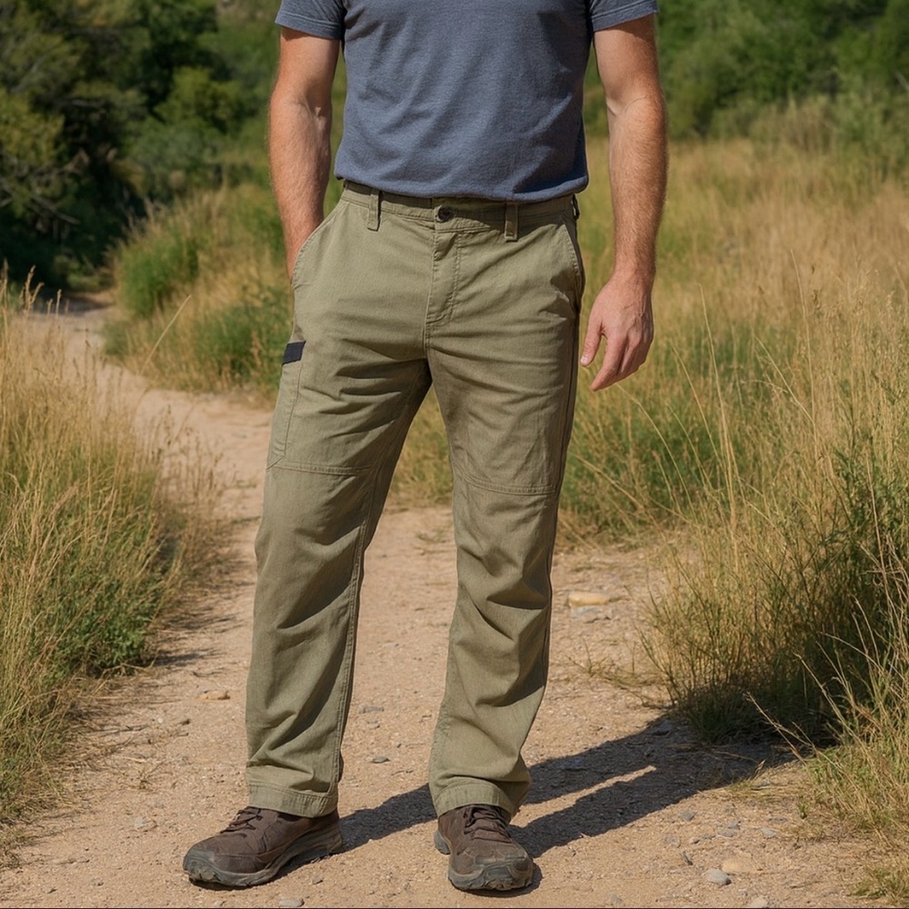 Sitka Back Forty Pants Mens 40Rx32 Khaki Brown Utility Hunting Trousers Outdoors